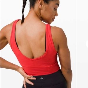 Lululemon Power Pivot Tank size 4 Pink Punch